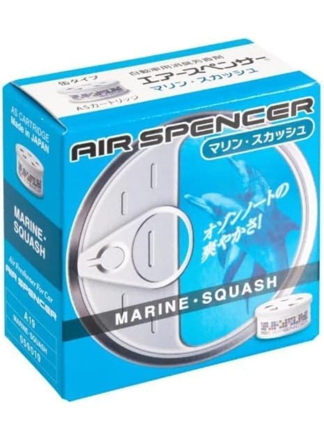Air Spencer Marine Squash Car Air Freshener – Premium Solid Gel, Fresh Ocean Aroma for Car, Home & Office