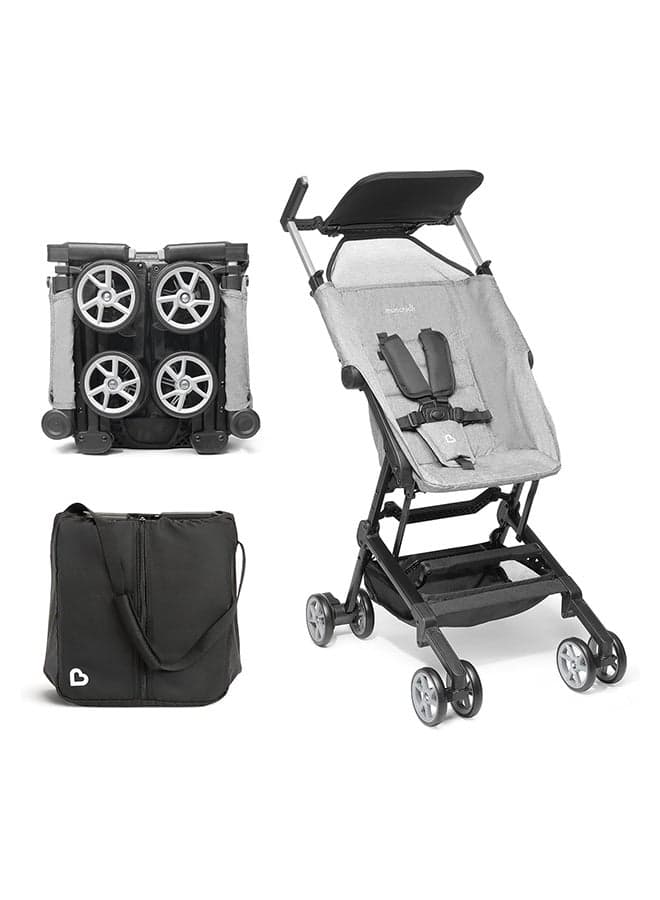 Munchkin Sparrow Ultra Compact Lightweight Travel Stroller For Infants and Toddlers– Grey