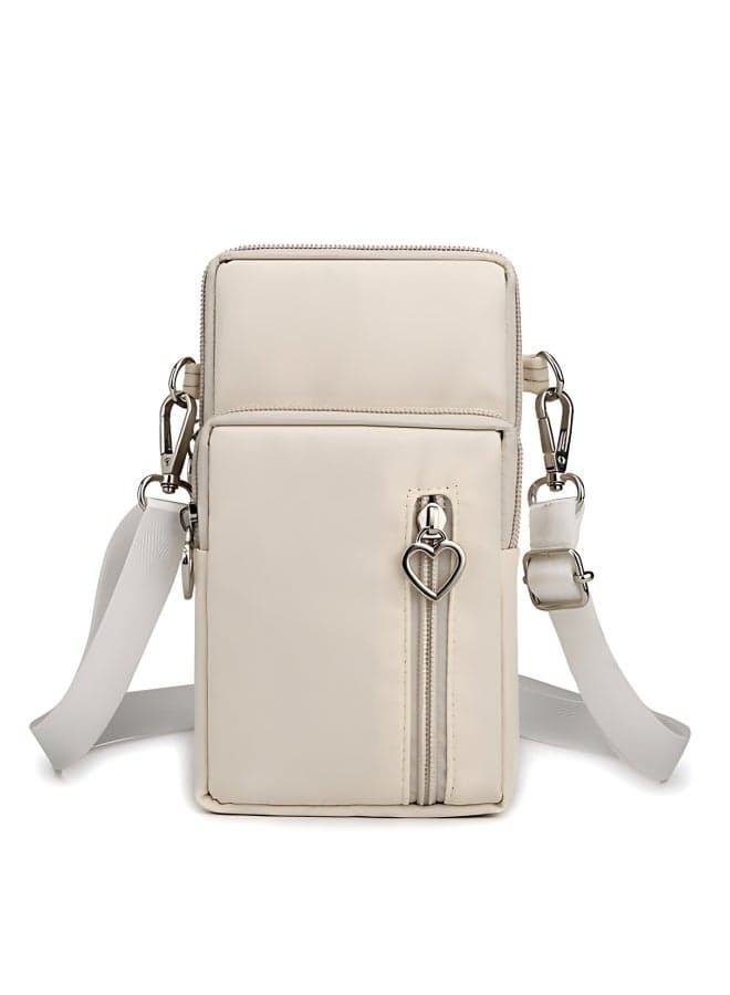 Women's Large Capacity Nylon Shoulder Bag, Ladies Halter Neck Mobile Phone Bag Arm Bag Crossbody Bag Sling Bag Side Bag, Lightweight Portable Coin Purse Carry Bag Sports Bag for Girls/College Students