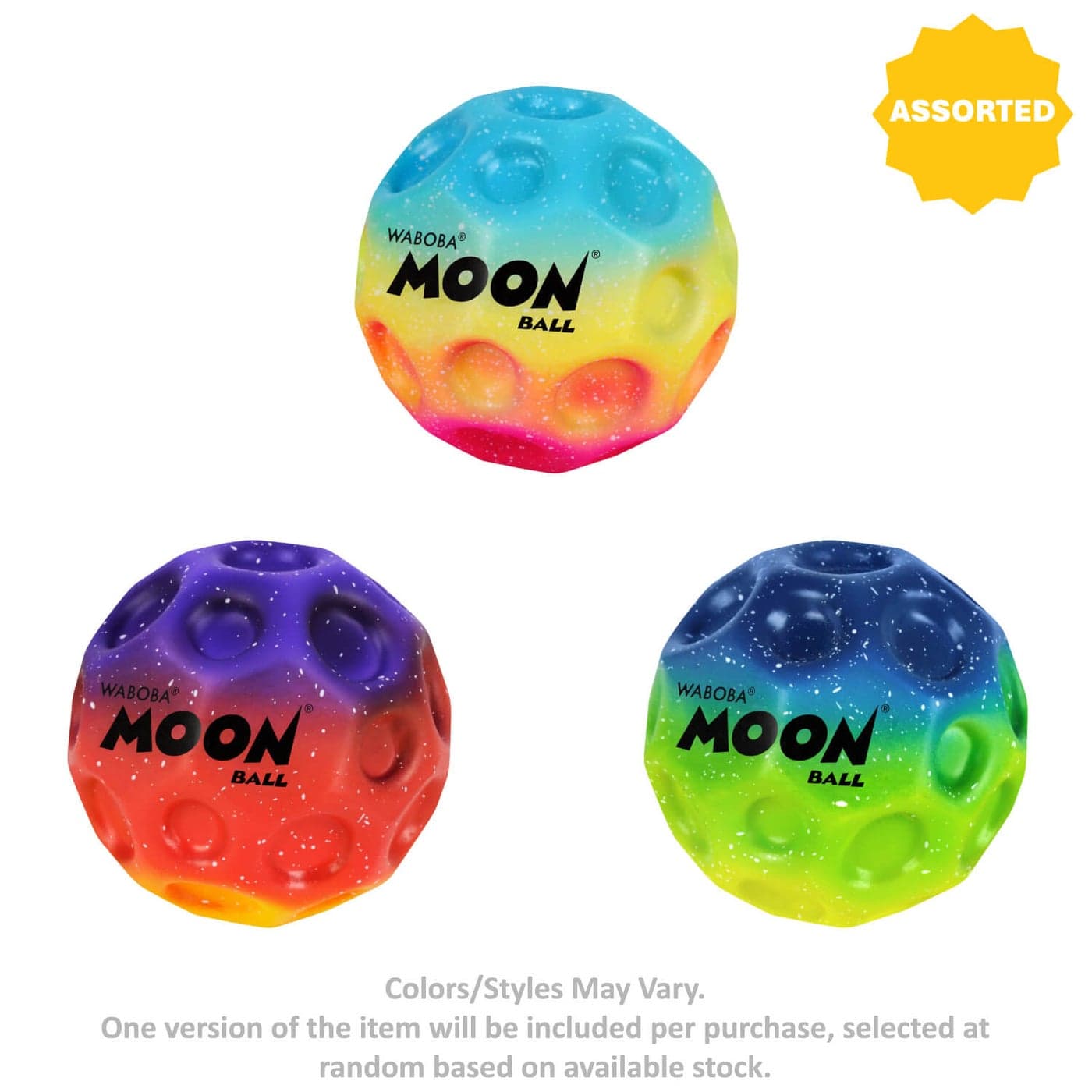 Waboba Gradient Moon Ball (6.3 cm, Assorted)