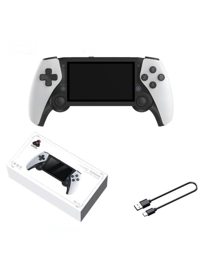 M25 Handheld Game Console – 4.3 Inch LCD Display, 64GB Storage, HDMI Output, Dual Wireless Controllers, Rechargeable Portable Multimedia Entertainment Device