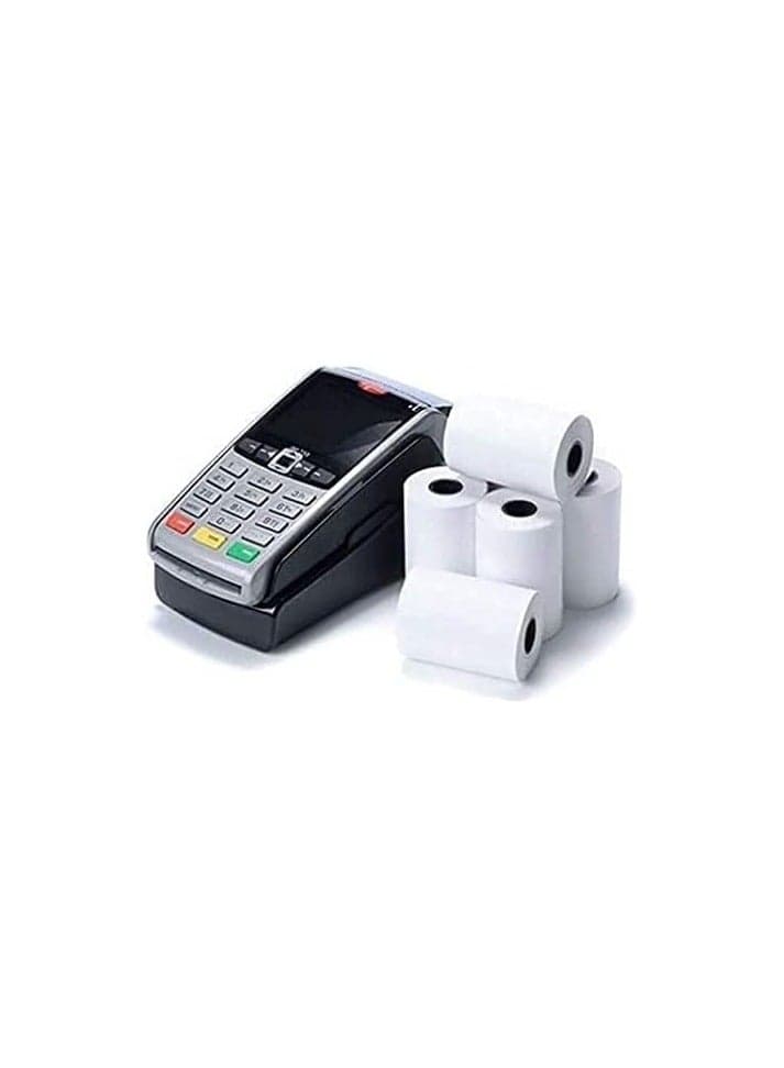 FATI 57x40 mm Thermal Paper Till Rolls, Cash Register Receipt, for PDQ POS EPOS EFTPOS, Credit Card Machine (10 Pcs)