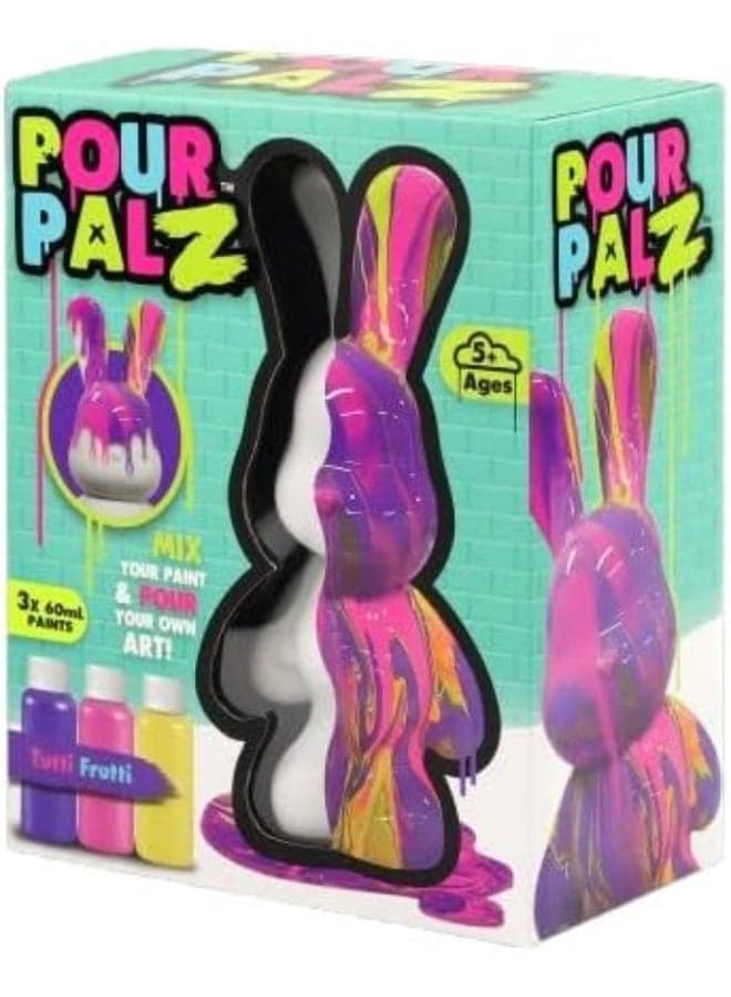 Large Paint Bear Wave 1 Craft Kit Tutti Frutti 3 X 60ml paints for Kids 5 and above