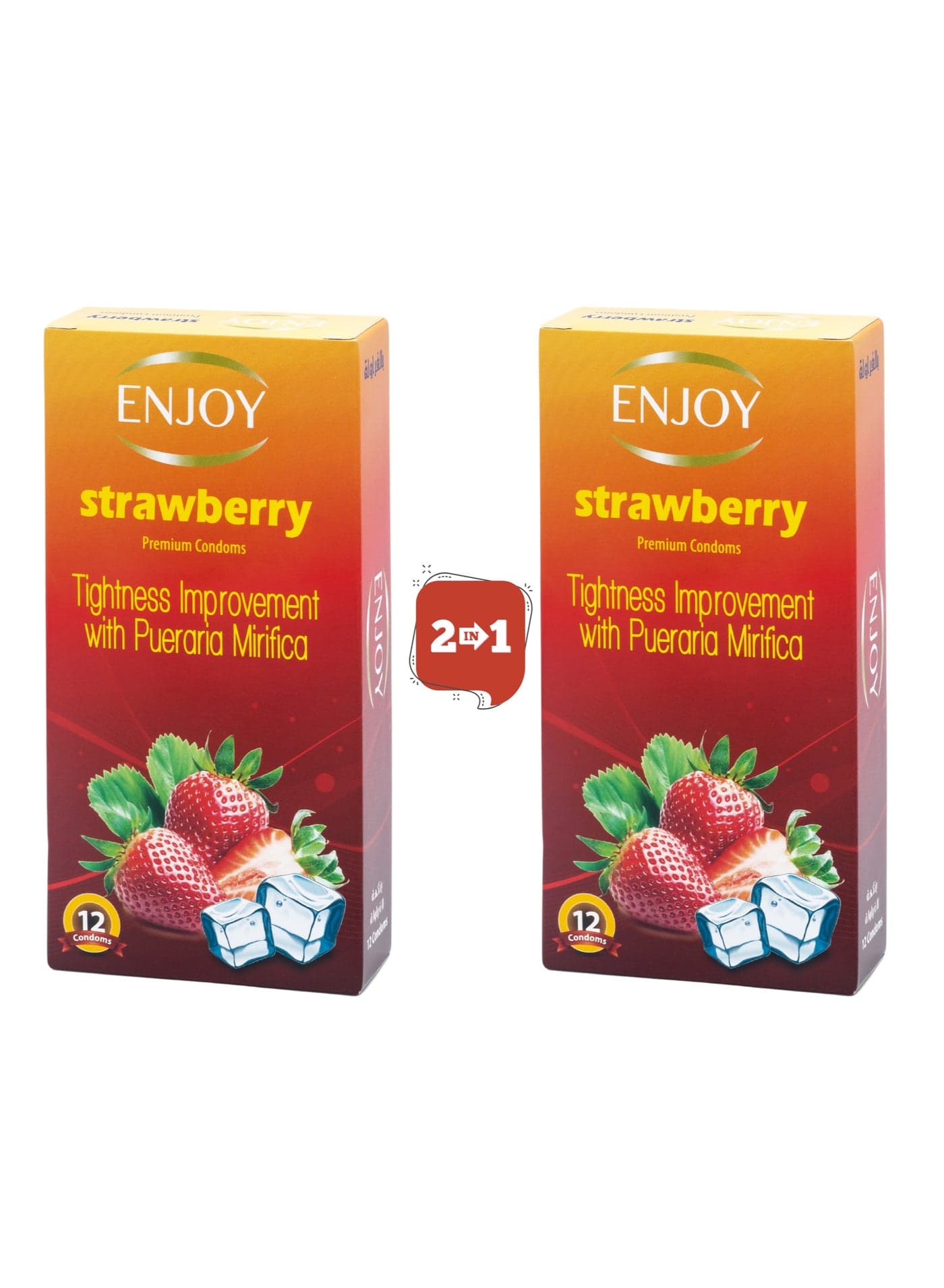 Strawberry Premium Condoms 24 Pcs