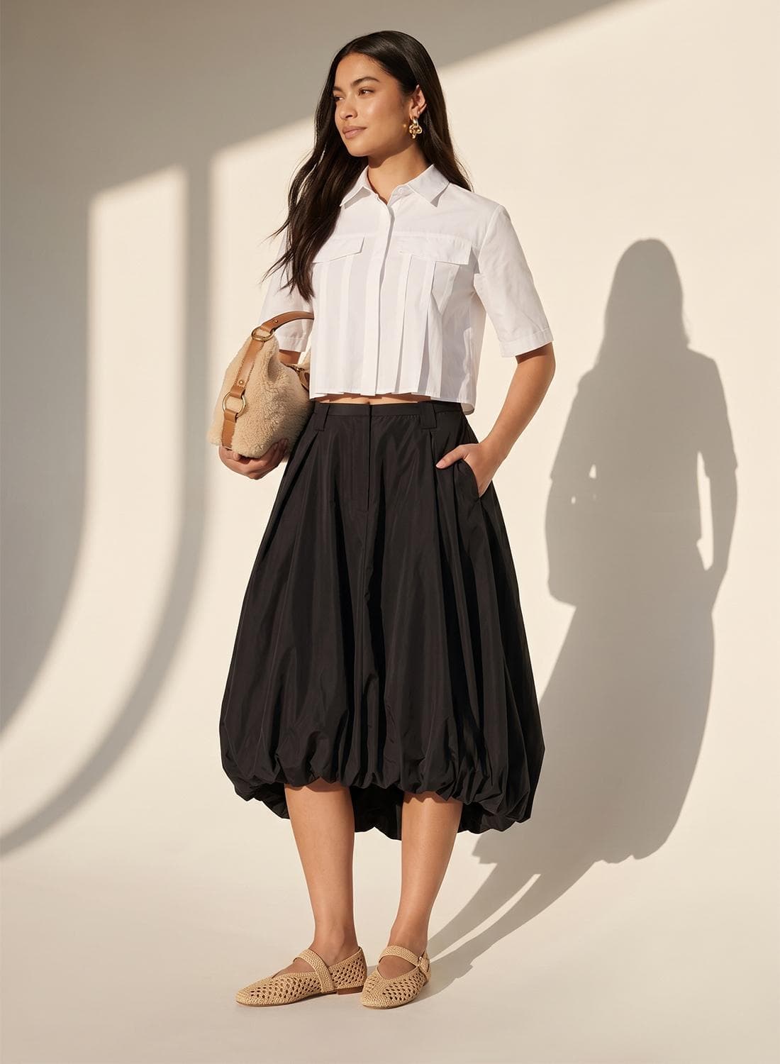 Crop Short Sleeve Shirt