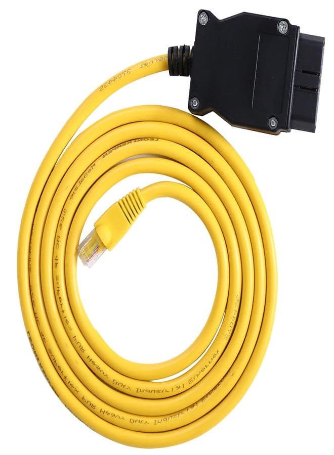 TTXSPP Enet OBD2 Cable for BMW F- Series Coding, ENET Cable RJ45 Compatible with E-SYS ICOM ISTA+ Bootmod3 Bimmercode OBD Cable, 6.6ft/2M