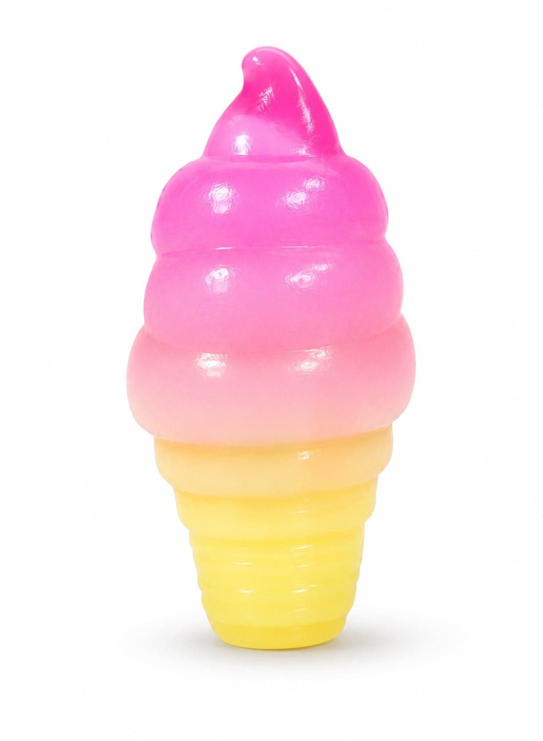 Purple Ice Cream Cone Squishy Stress Toy, Soft Squeeze Sensory Fidget Toy for Kids & Adults, Stretchy Stress Relief Therapy Toy for Relaxation, Focus, Hand Exercise, Desk Toy, Birthday Gift, Ages 3+