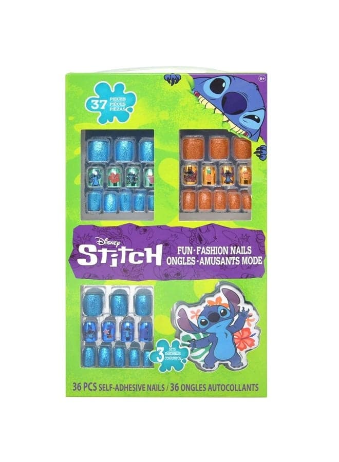 Disney Stitch Self Adhesive Press-On Nails Set (36 Pieces)