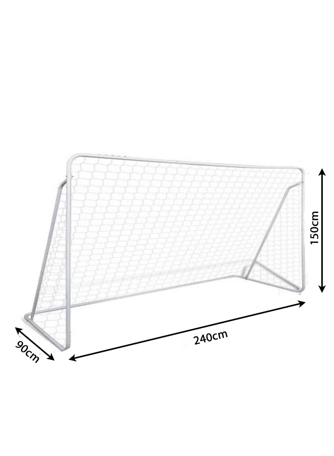 Football Goal with a Single Net 240*150*90CM Soccer Nets for Backyard Training Equipment for Kids Youth Games Sports Fit for Family Game Play