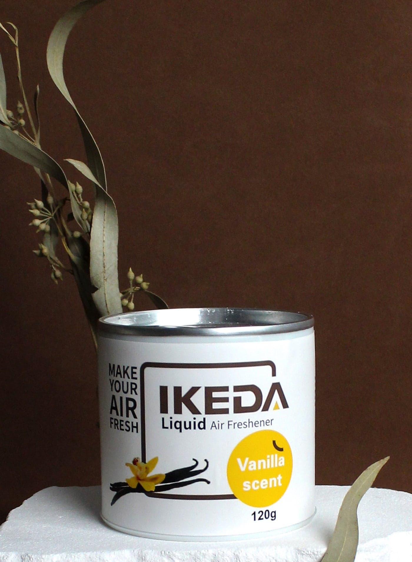Car Air Purifier | Non-electric | Car Air Fresheners | Liquid Air Fresheners with Vanilla Smell | Strong Perfume Air Freshener Car | Long Fragrance Car Accessories | Car Scents Air Fresheners for Home Office Van by Ikeda, 24/7 Air Purification