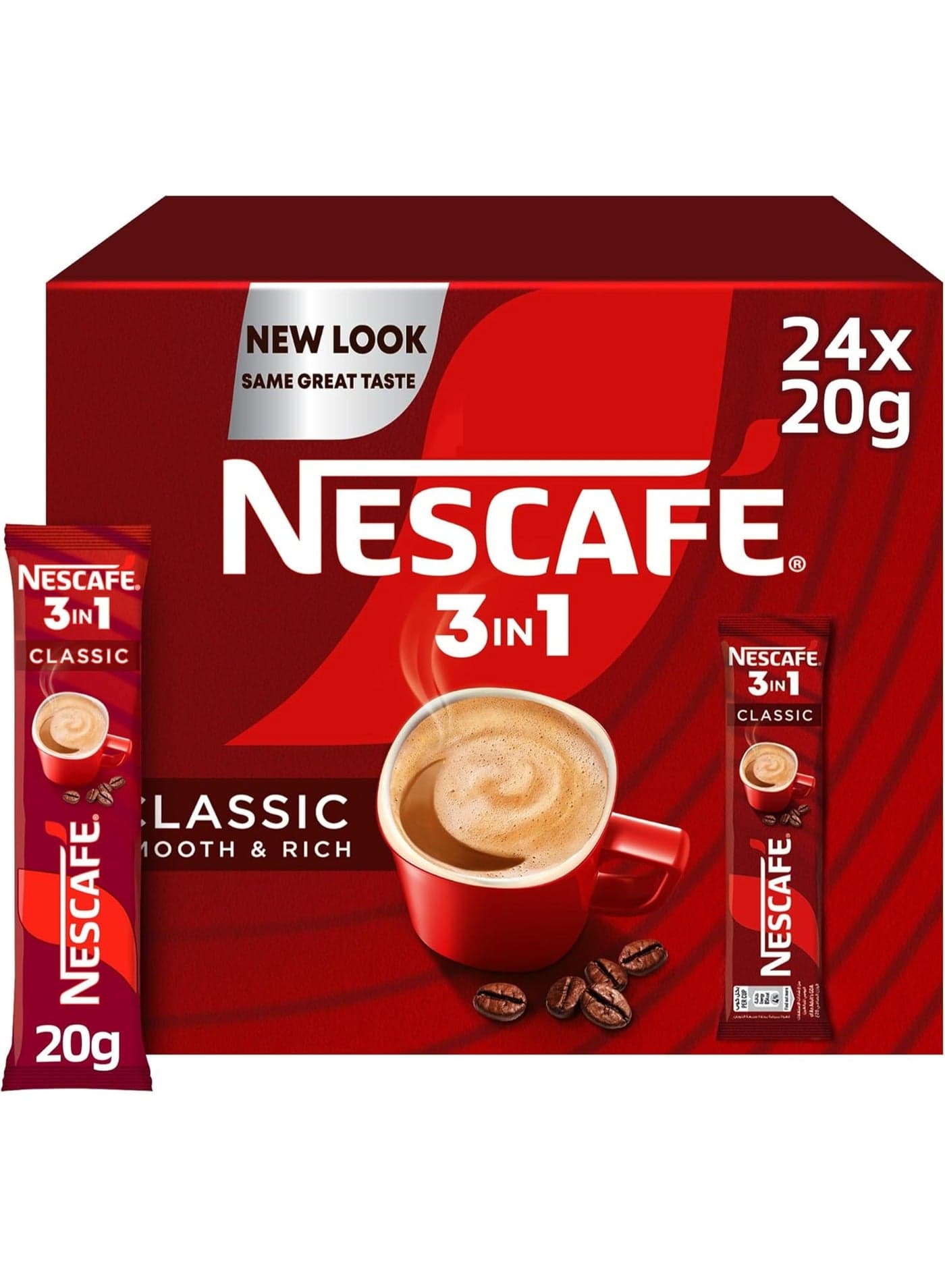 Classic 3 in 1 Instant Coffee Mix 20grams Pack of 24 480grams Pack of 24