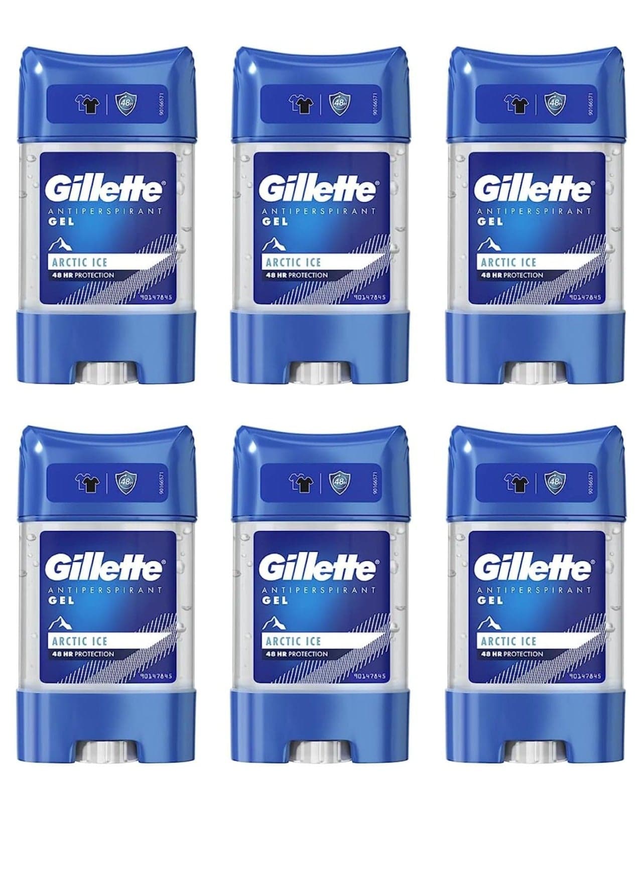 Antiperspirant Deodorant Gel For Artic Ice, 70ml x 6