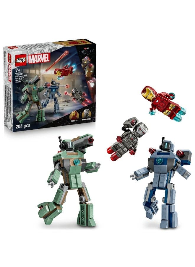 Marvel Iron Man & War Machine Vs. Hammer Drones 76320 Toy Building Set