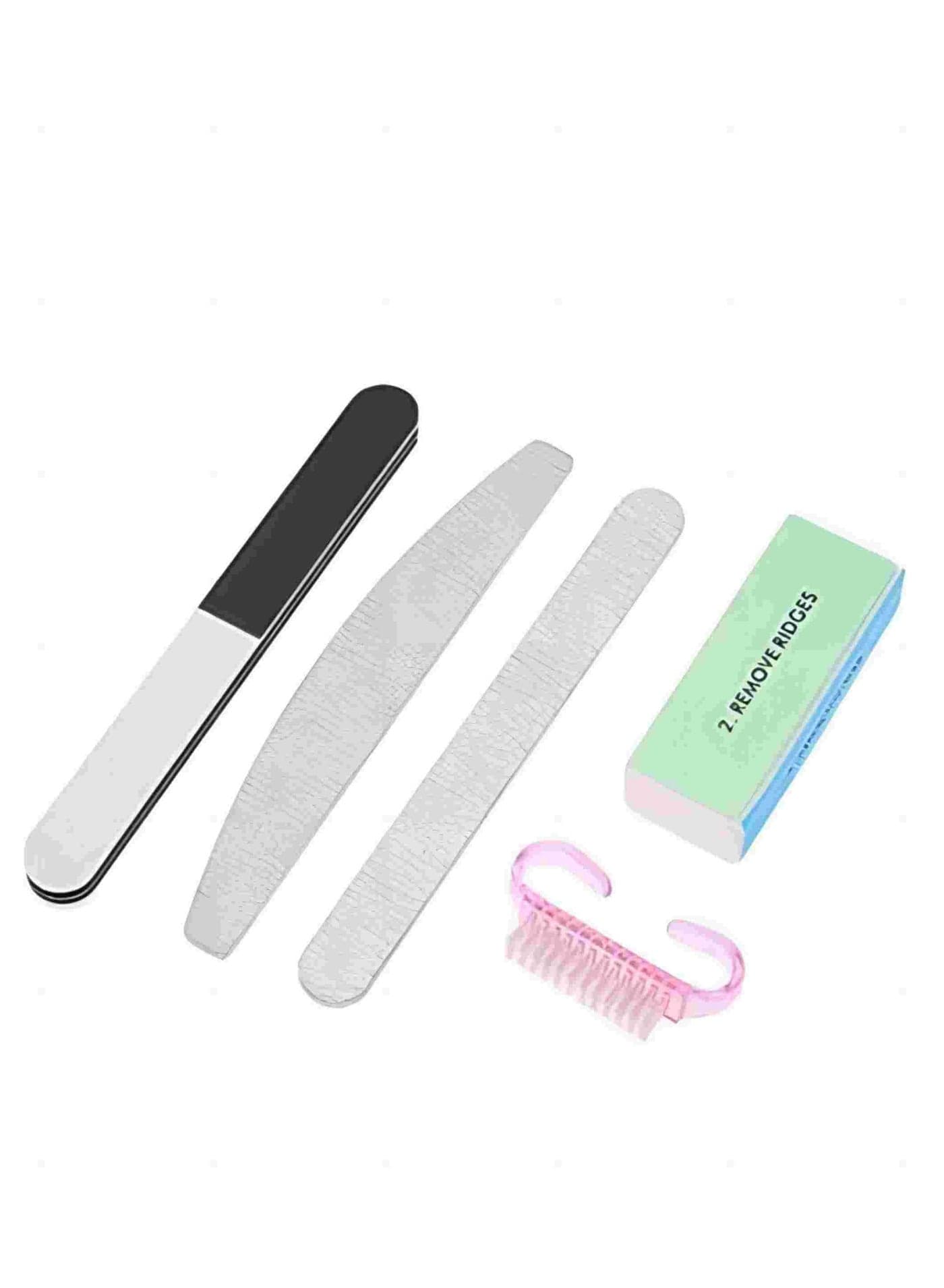 ORiTi Nail Files and Buffer, Professional Manicure Tools Kit Rectangular Art Care Buffer Block Tools