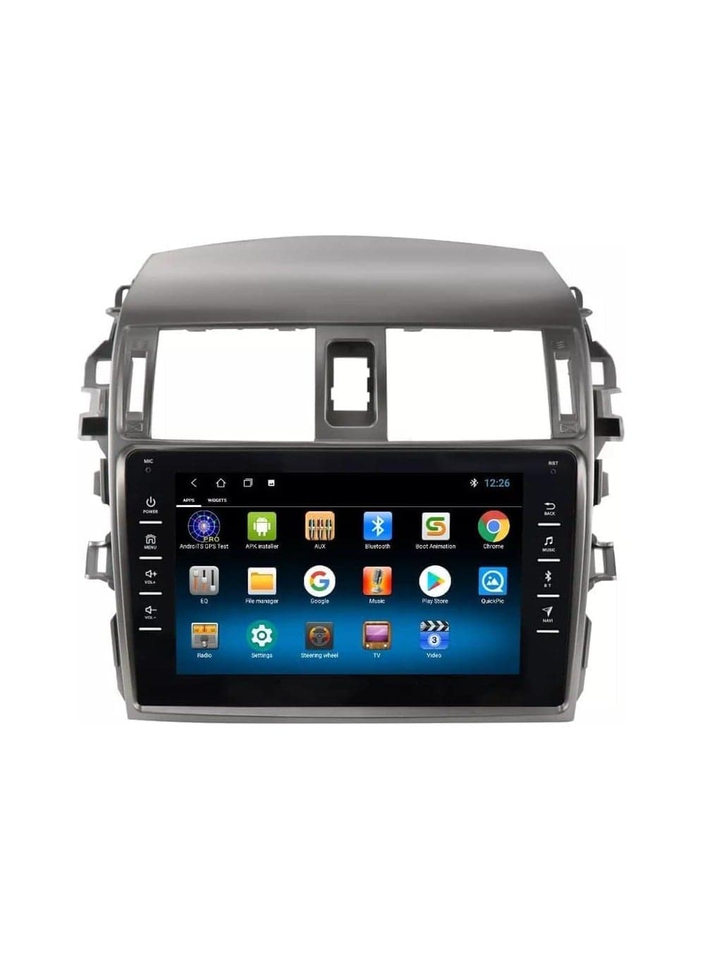 Android Car Stereo for Toyota Corolla 2008 2009 2010 2011 2012 2013 2GB RAM 32GB ROM Support Apple Carplay, MirrorLink WiFi BT, 9 Inch IPS Touch Screen with Backup Camera Included