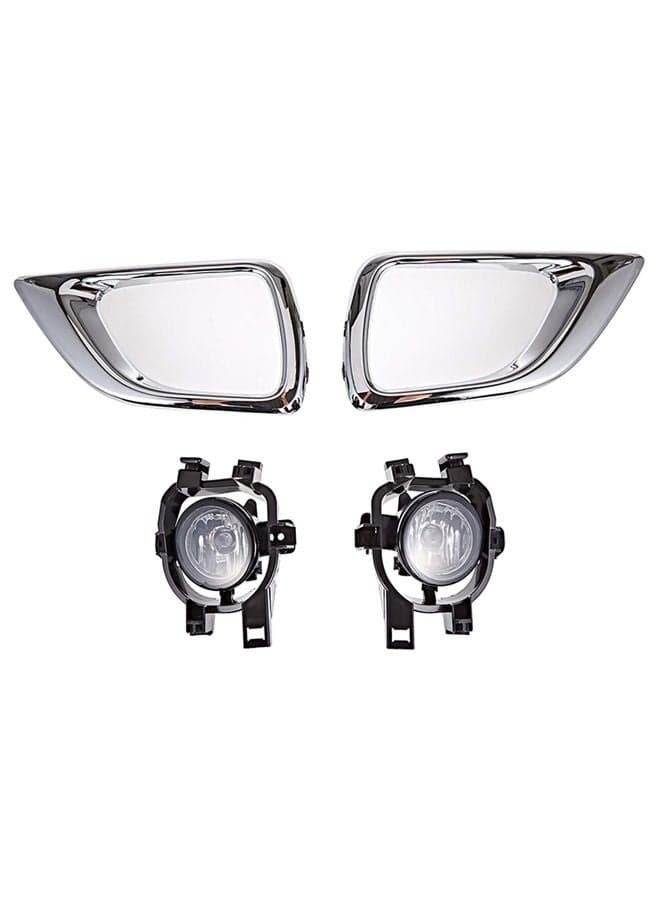 DLAA Pack of 2 NS722 Fog Lamp Suitable for Navara | Frontier | NP300 2015-On with Wires and Switch