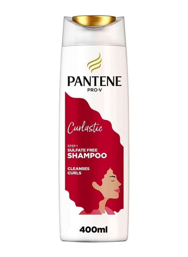 Pro-V Curlastic Sulfate-Free Shampoo for Curly Hair, Gently Cleanses Curls with a Rich Lather