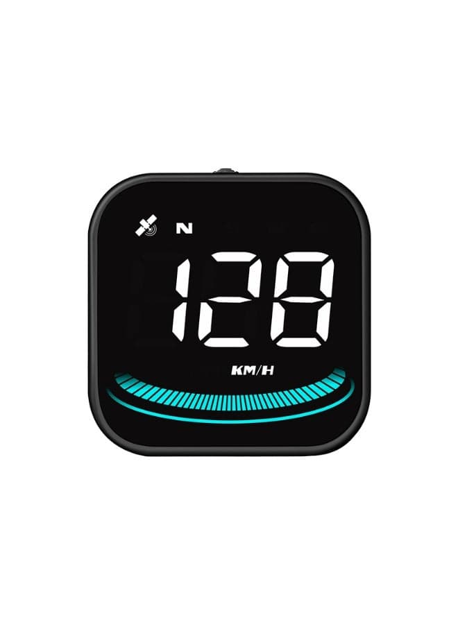 G4 GPS Car HUD Head Up Display – Digital Speedometer for Windshield, Auto Speed Alarm, Color Ambient Light, Plug & Play Universal for All Vehicles
