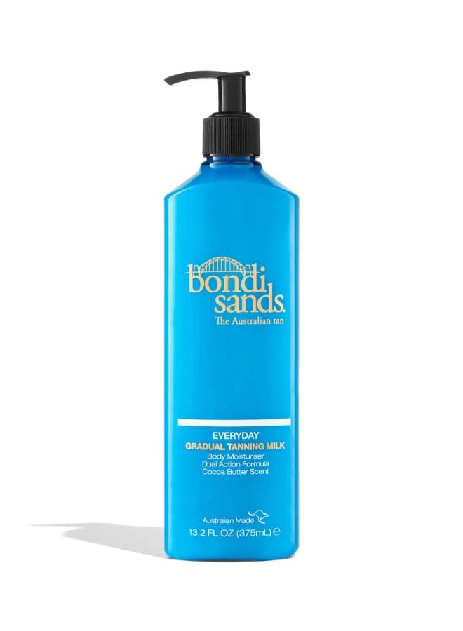 Daily Gradual Tanning Milk with Moisturizing Shea Butter - Builds a Natural, Sunkissed Glow Over Time, Suitable for All Skin Tones (375 ml)