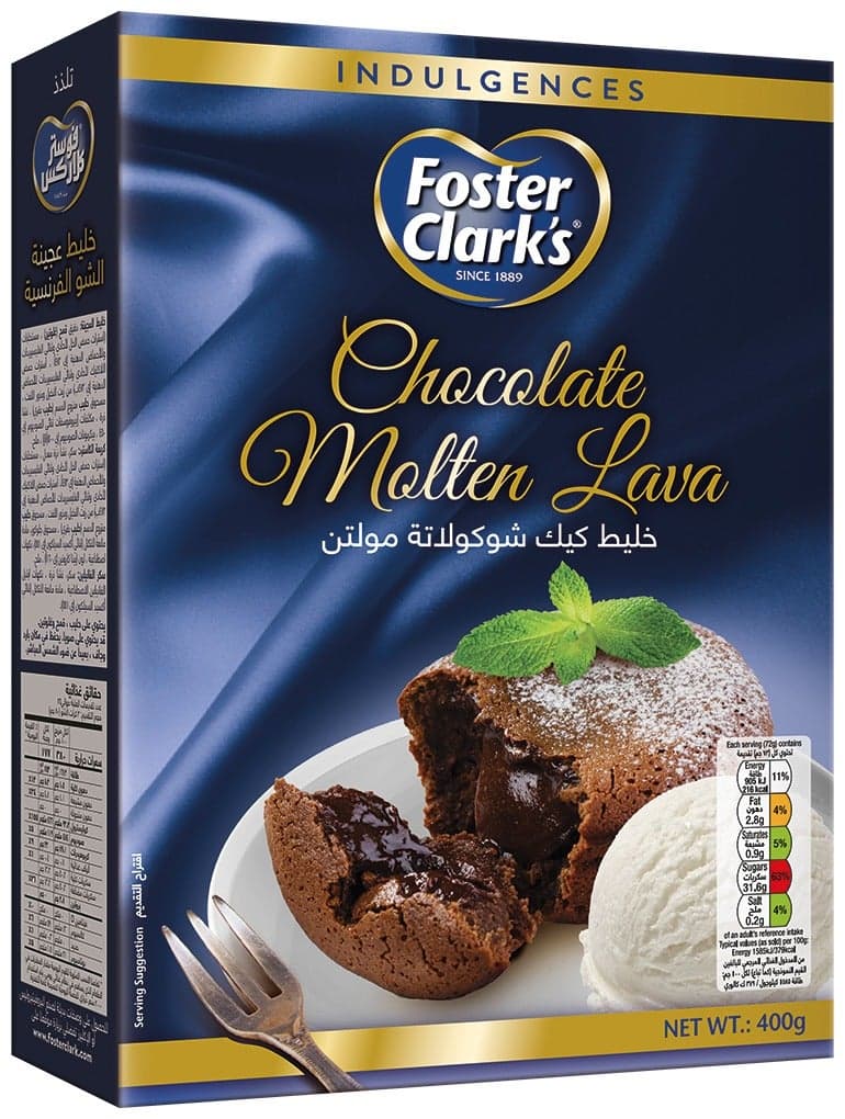 Foster Clarks Cake Mix Chocolate Molten Lava - 400gm