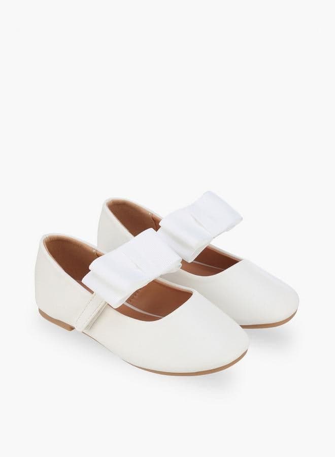 Girls Hook & Loop Ballerina Shoes