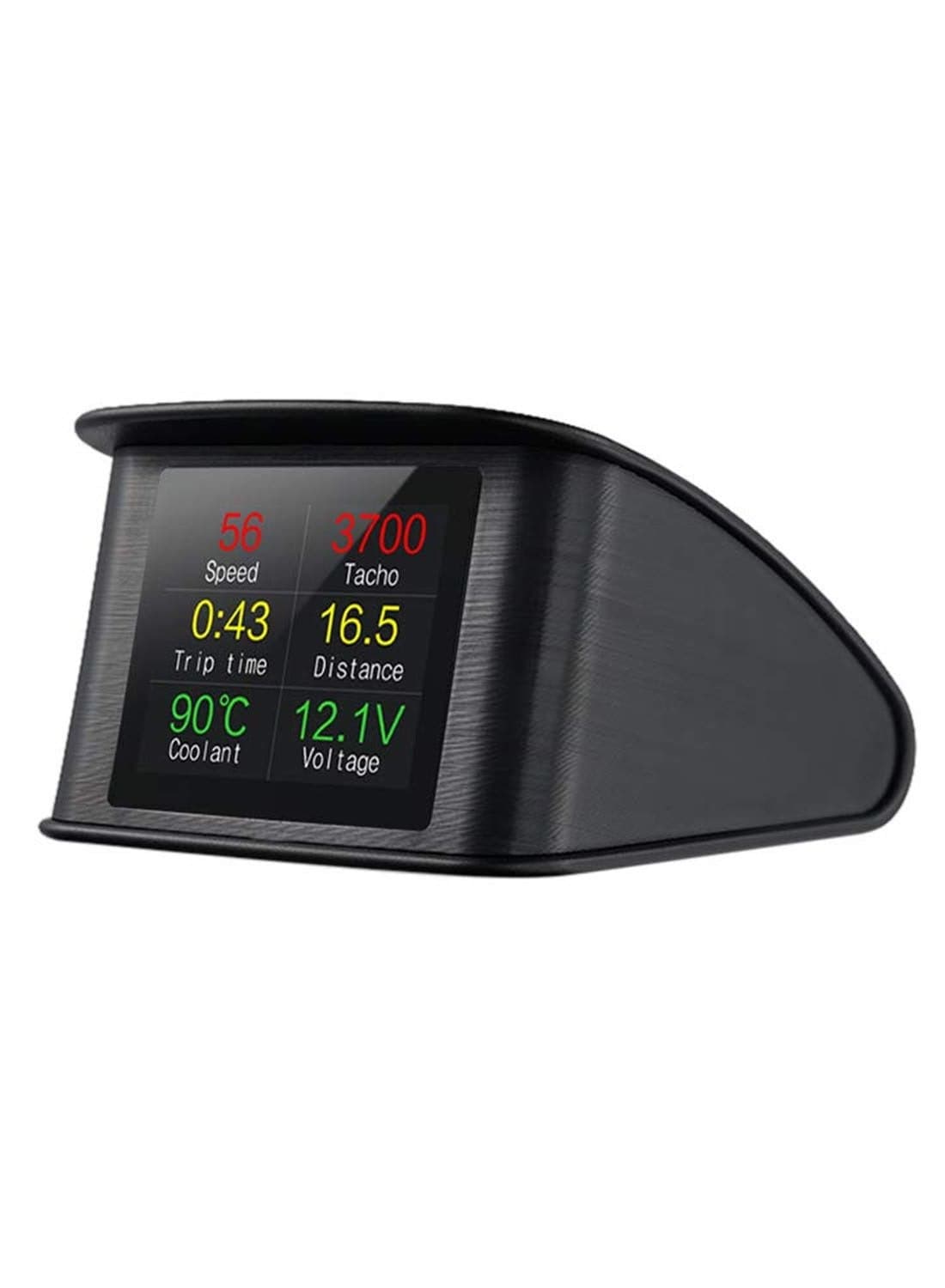 P10 Car HUD Head-Up Display Smart Digital Speedometer with OBDII/EOBD Port, LED Display, Real-Time Speed & Fuel Consumption Monitor, OBD2 Scanner & Diagnostic Tool for Vehicles