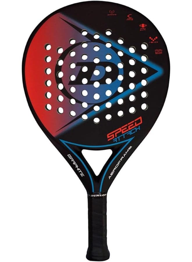Dunlop Sports Attack Padel Racket – Power, Spin & Control for Intermediate Players