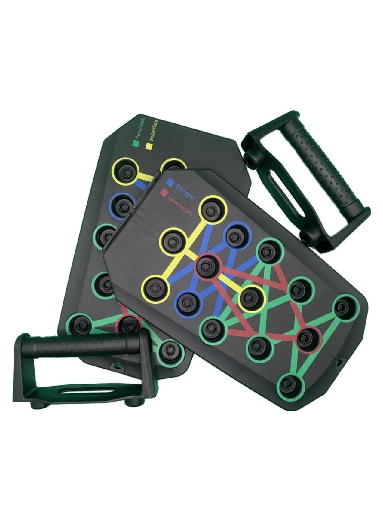 Push Up Board with Handles Foldable Push Up Rack Stand for Full Body Workout Home Gym Equipment for Strength Training Muscle Building and Fitness for Indoor Outdoor Use