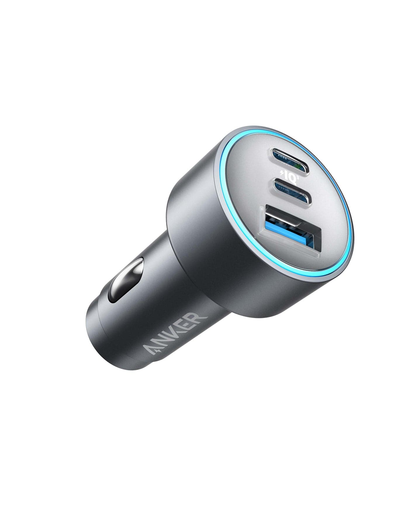Anker USB-C Car Charger, 67W 3-Port Compact Fast Charger, 535 Car Adapter with PIQ 3.0 for iPhone 16/16 Plus/16 Pro/16 Pro Max, Galaxy S24/S23, iPad, Huawei and More black