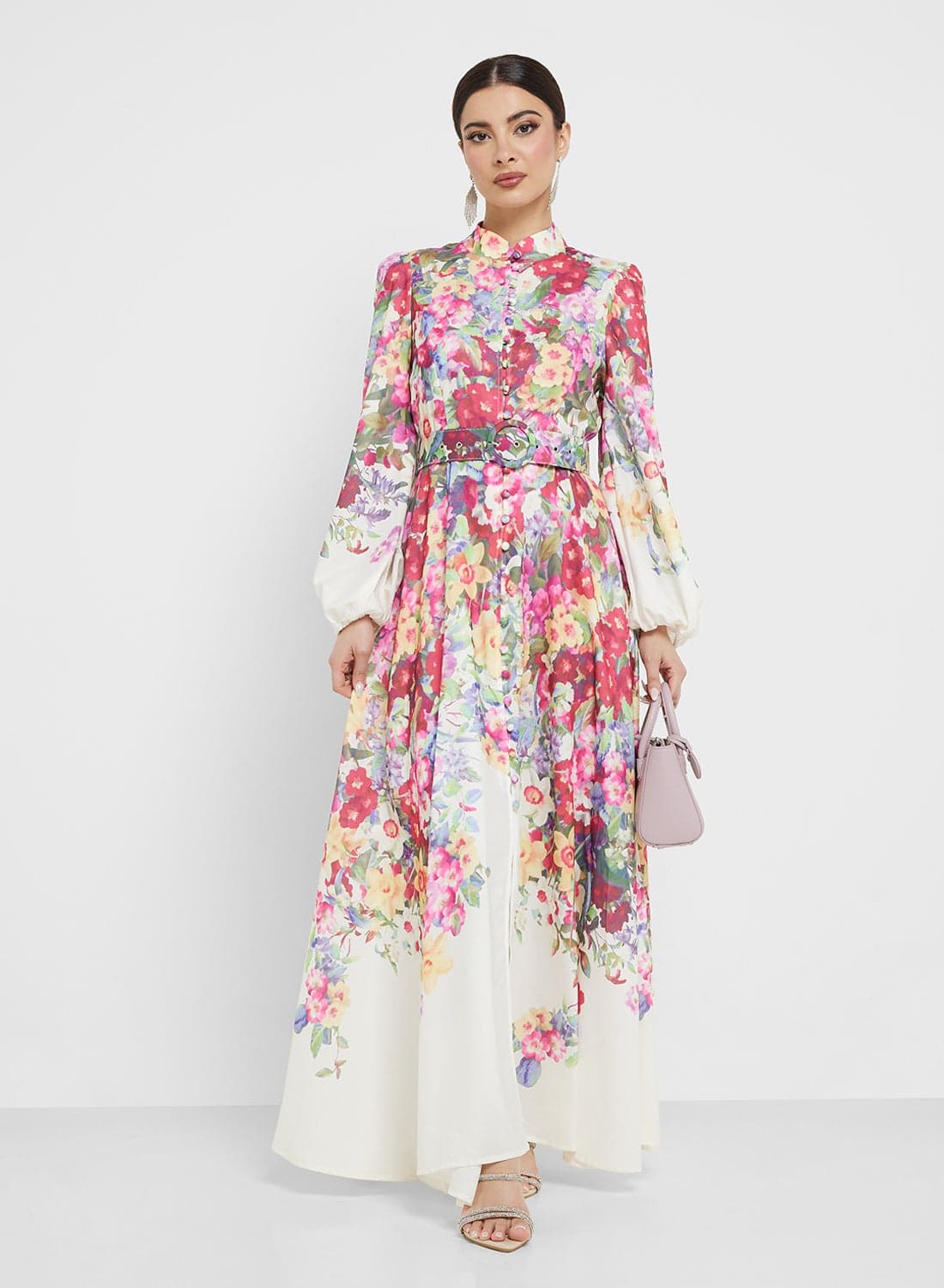 Floral Print Maxi Dress