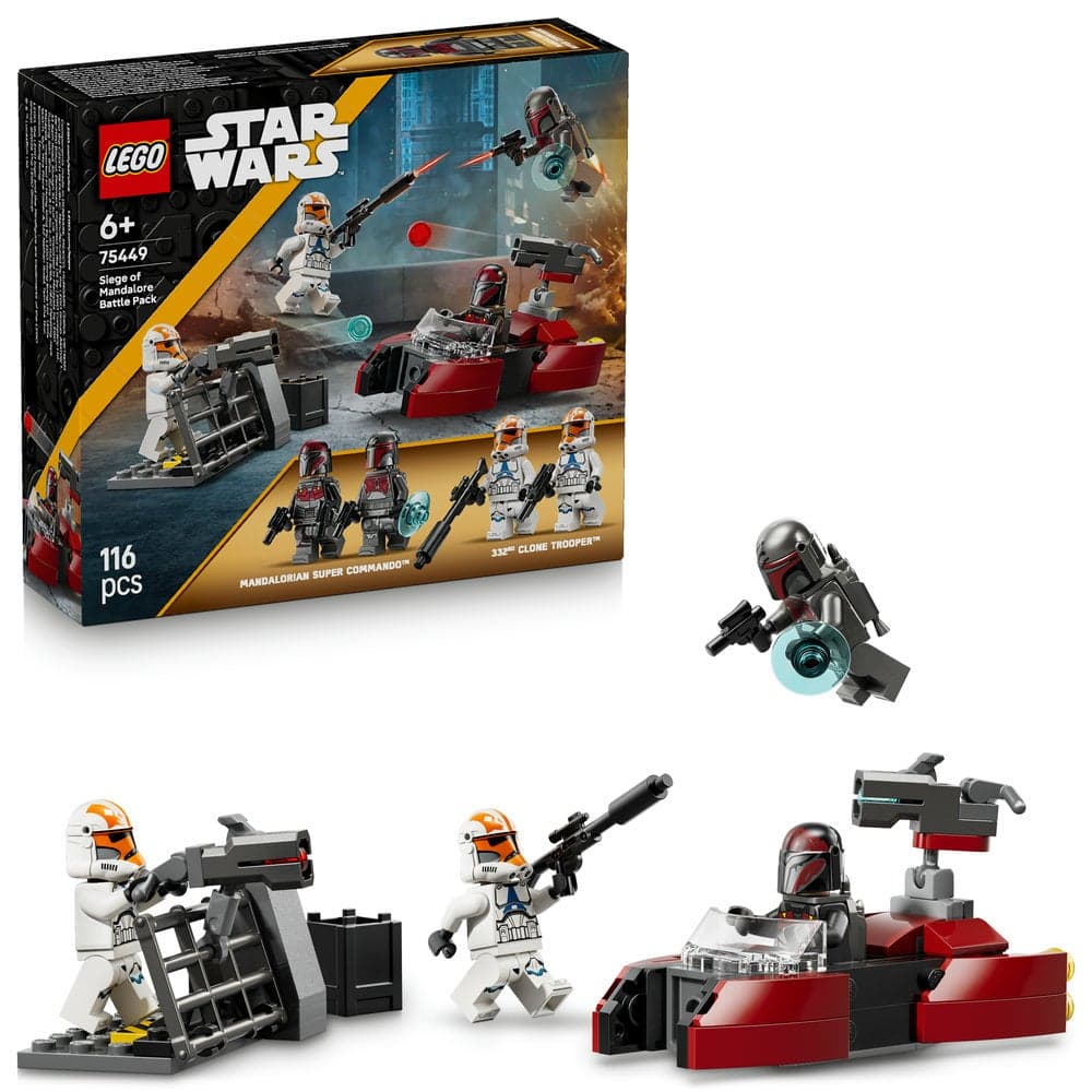 Star Wars Siege of Mandalore Battle Pack Set 75449 (Age 6+, 116 Pieces)