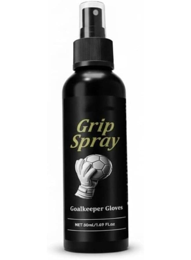 Goalie Grip Spray, Goalkeeper Spray for Better Traction, Soccer Gloves Reinforcement, Ideal for Youth Goalkeepers, Improves Performance in Wet and Dry Conditions(50ml)