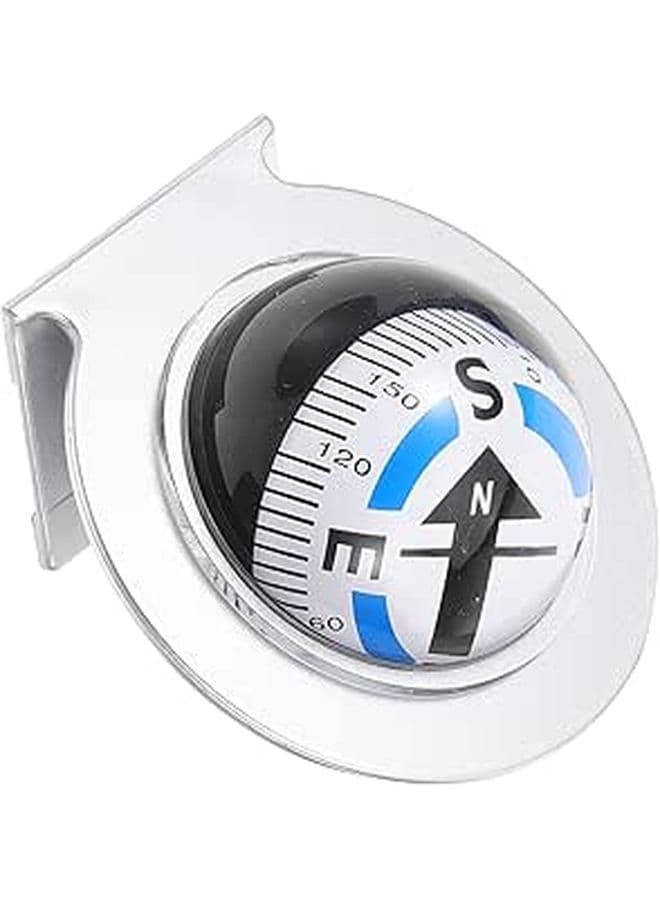 Car Dashboard Compass Ball with Sphere Shape for Vehicle Boat Navigation Outdoor Travel Direction Guide