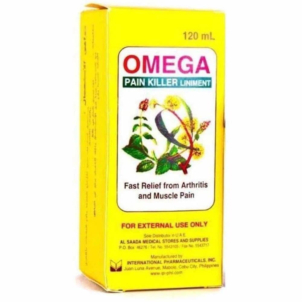 Omega Fast Pain Relief Oil, 120ml