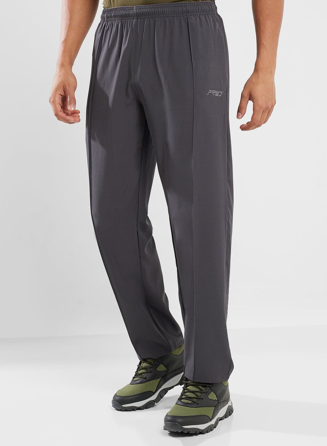 Zipper Pocket Pintuck Pants