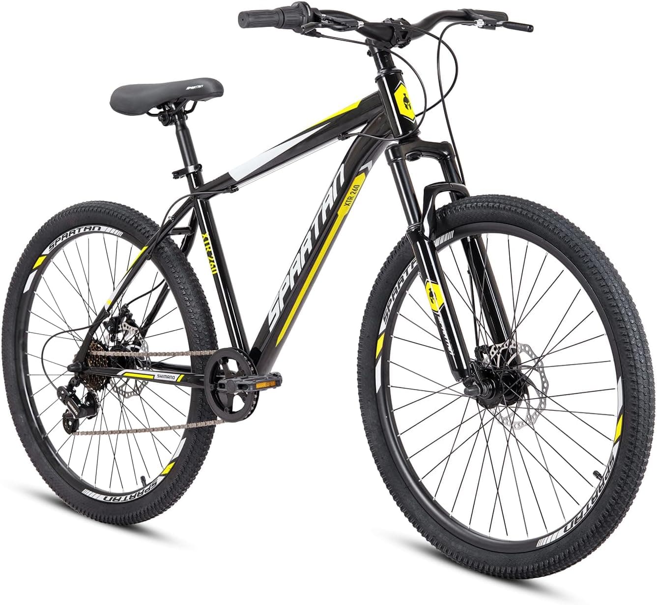 XTR 26" Mountain Bike | Durable Steel Frame, 1x7 Shimano Gears, Alloy Disc Brakes, Swallow Handlebar, Quick-Release Seatpost, 26x1.95" MTB Tyres | Reliable Everyday MTB