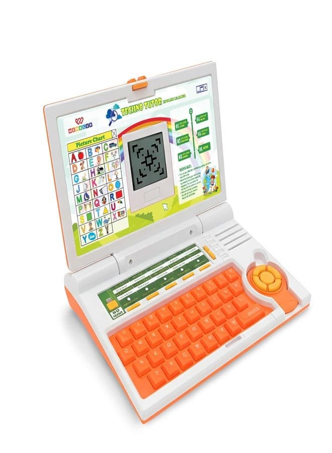Wembley Kids Laptop Educational Toy for 2-5 Year Old Boys & Girls | Interactive Learning Computer with Alphabet, Letters & Mathematics | Music, Logic & Memory Games | Birthday Gift for Kids