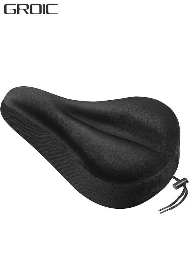 Padded Bike Seat Cover – Comfortable Saddle Cushion, Water & Dust Resistant