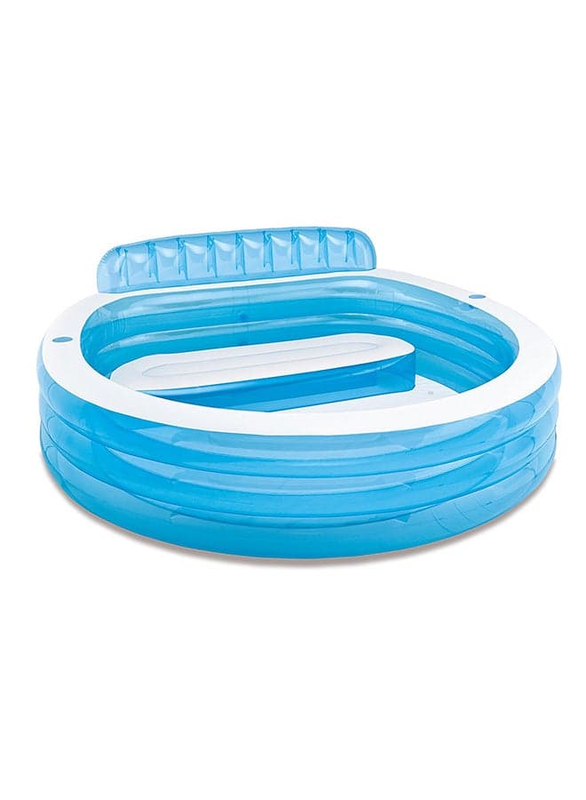 Intex 3-Rings Swim Center Family Lounge Pool 229x218x79cm Age 3+ 229x218x79cm