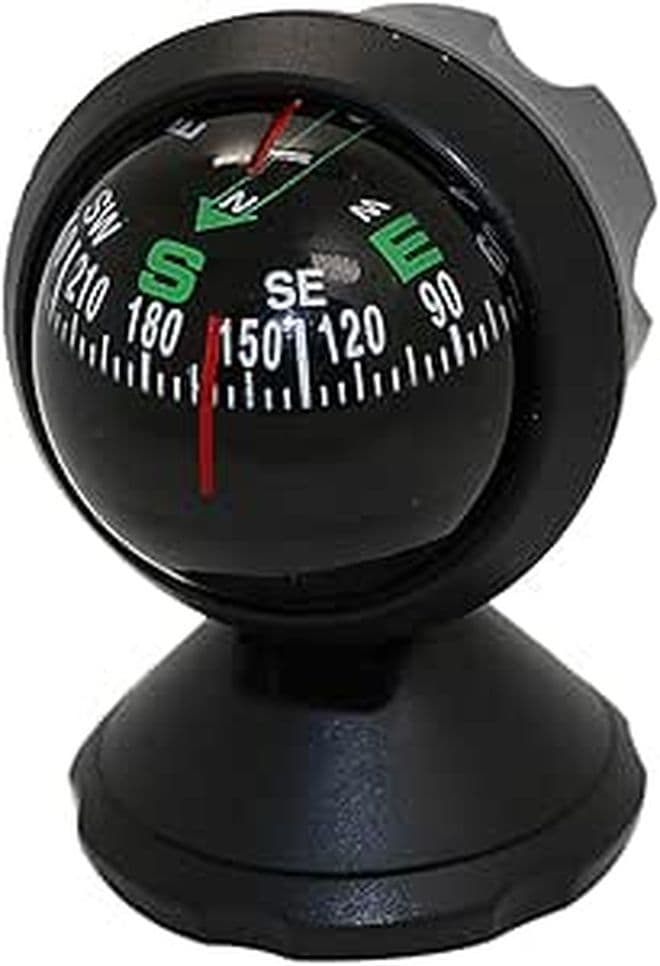 Car Compass Mini With Adhesive Base For Dashboard Driving Navigation