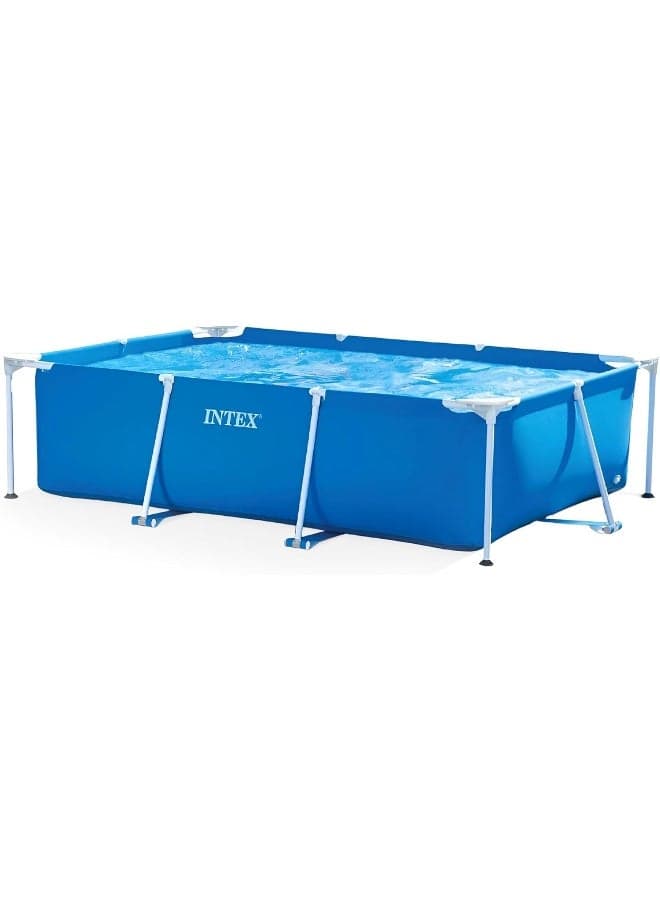 Intex Metal Frame Pool Rectangular 3 Mt X 2 Mt 28272, Blue, 3 X 2 X 0,75 M