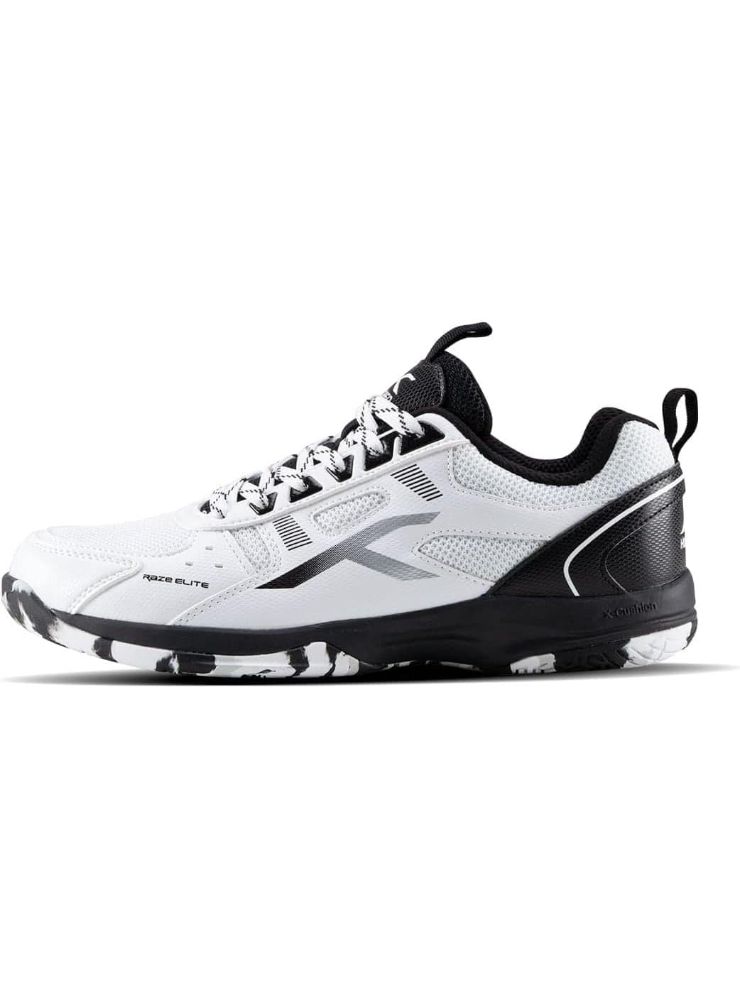 HUNDRED Raze Elite Unisex Badminton Shoes (Non Marking) Also Perfect Table Tennis,Volley,Basketball&Indoor Sport|Lightweight&Durable|X-Cushion,Active Grip Sole