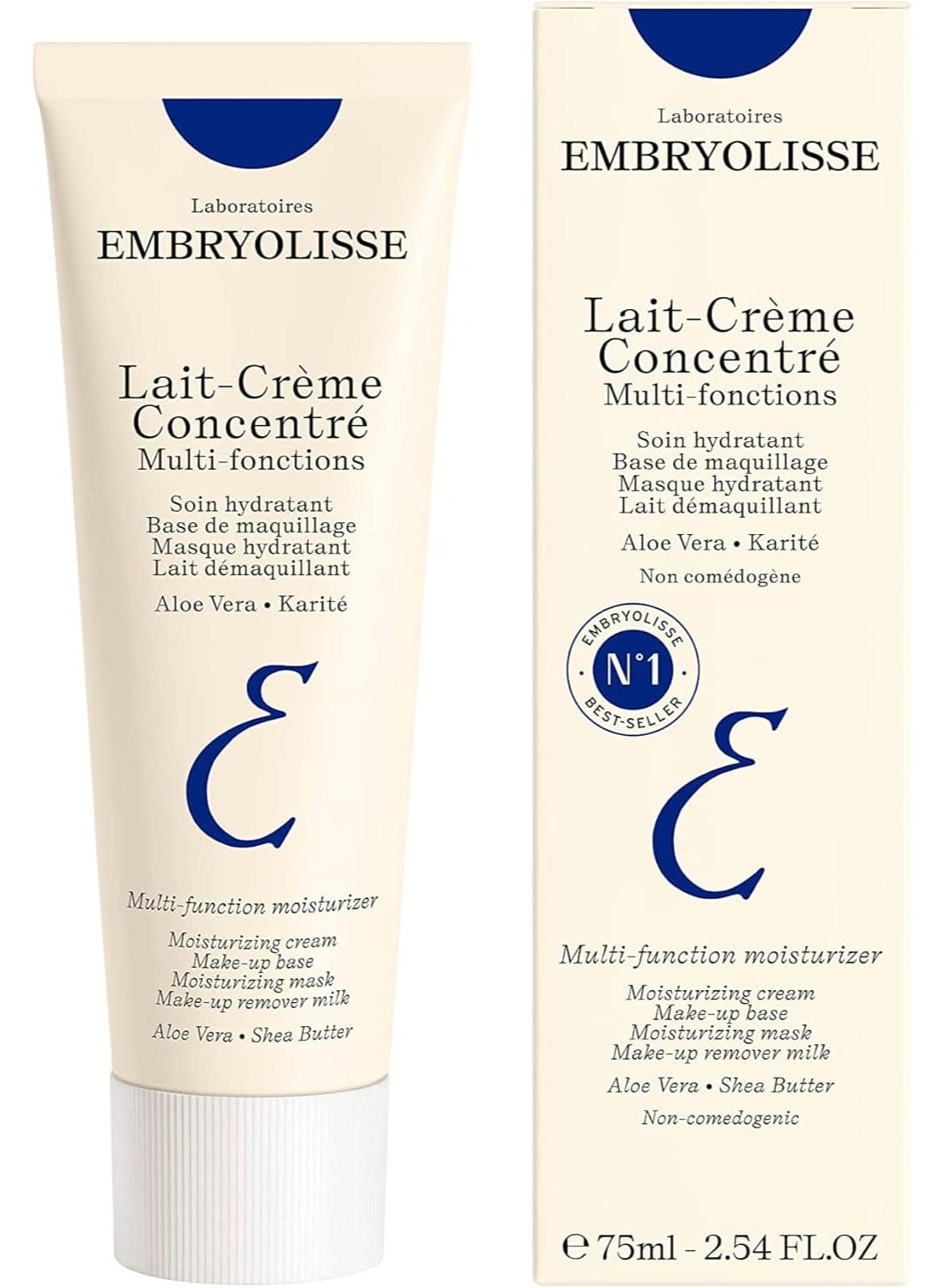 Embryolisse Lait-Crème Concentré 75ml – Multi-Function Moisturizer, Makeup Primer & Hydrating Cream for All Skin Types