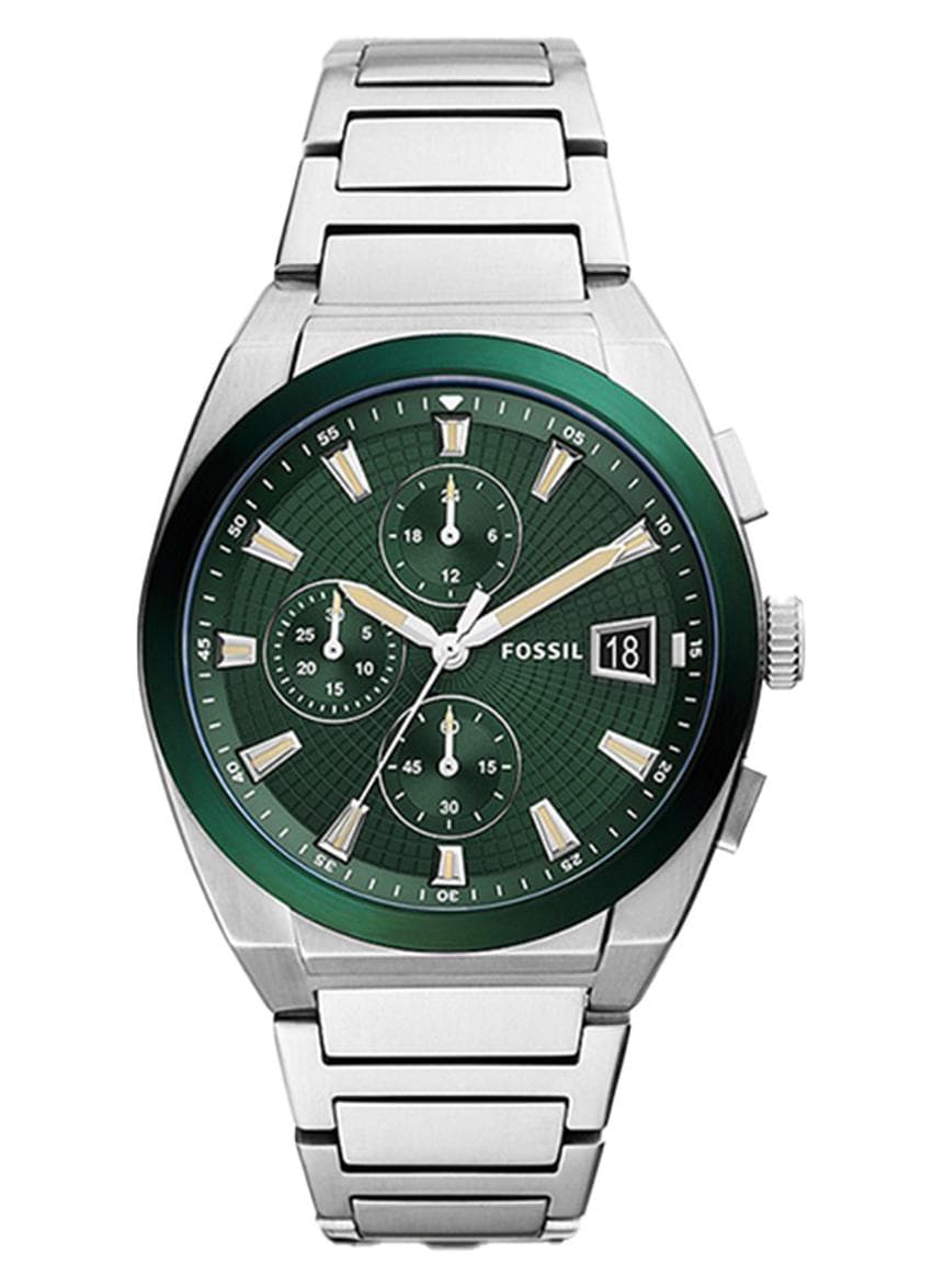 Men Analog Round Shape Stainless Steel Wrist Watch FS5964 - 42Mm