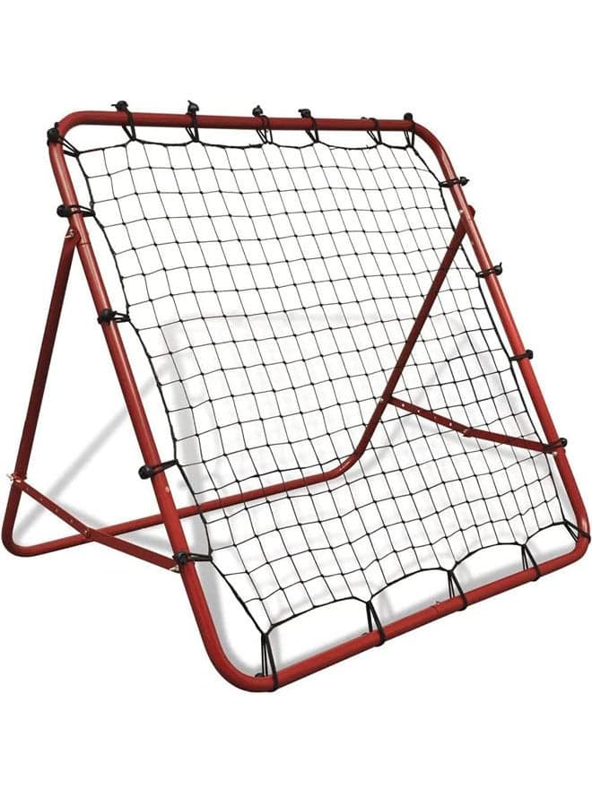 Football Bouncer Football Kickback Rebounder Adjustable Angles Training Equipment Removable Football Goal