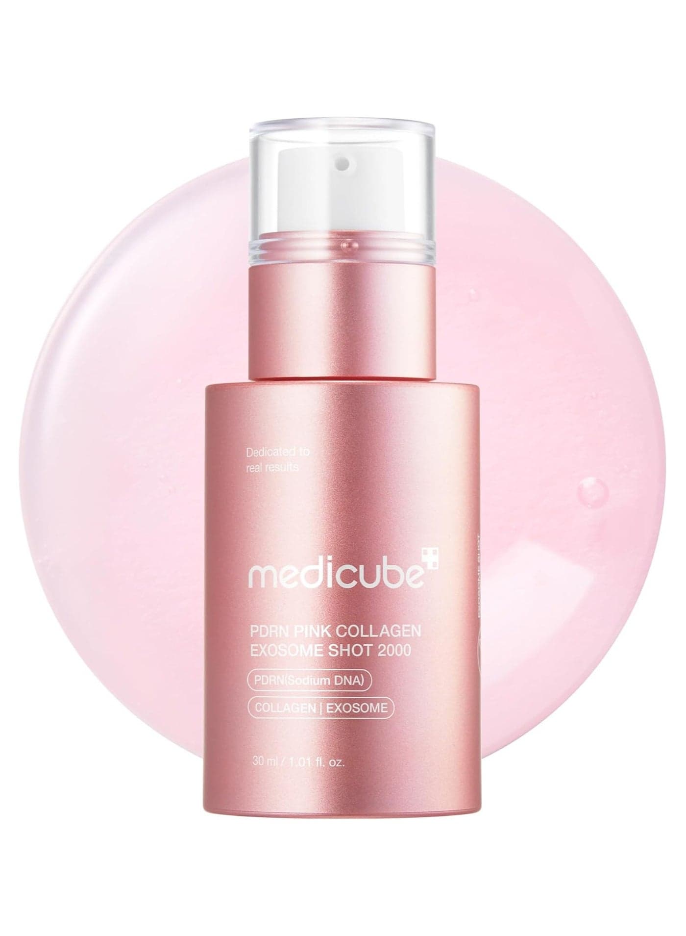 PDRN Pink Collagen Exosome Shot Serum 2,000 PPM | Liquid Skin Booster | Exosome, Salmon DNA PDRN, Spicules | Uneven Skin Tone, Pore Care, Skin Texture | Korean Skin Care