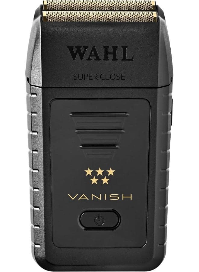 Wahl Professional 5 Star Vanish Shaver | Cord-Cordless |2 Independent Cutting Bars | Gold Foil | 3 Pin - GCC