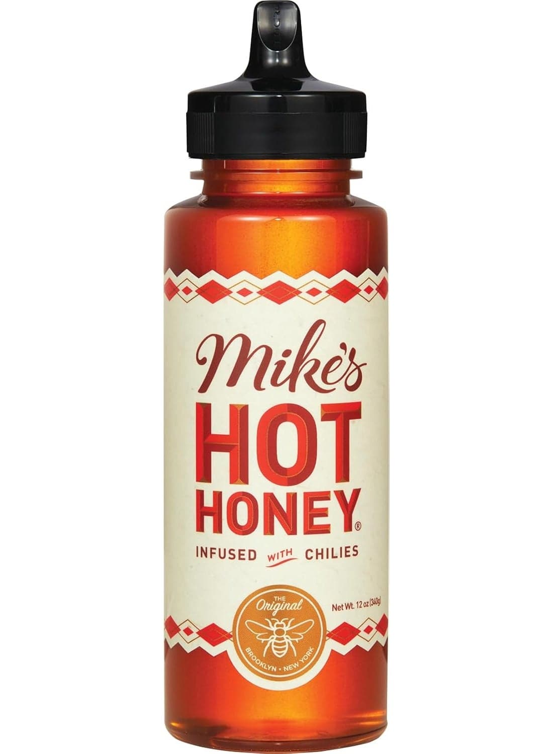 Mike's Hot Honey Spicy Honey Infused with Chili Peppers - 12 oz (340g)