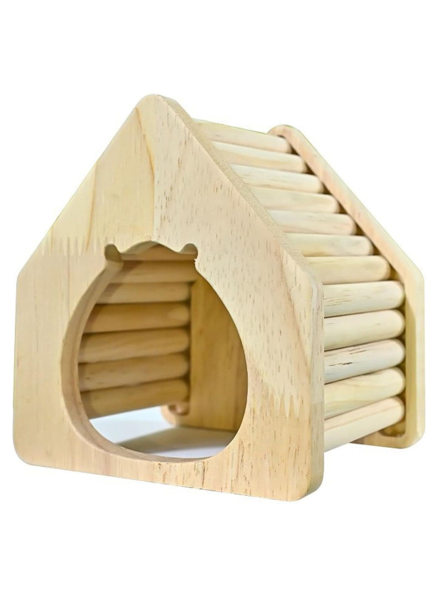 Wooden Hamster Hideout Small Animal Climbing Toys Hamster Habitat Decoration for Hamsters, mice, Squirrel, Sugar Gliders