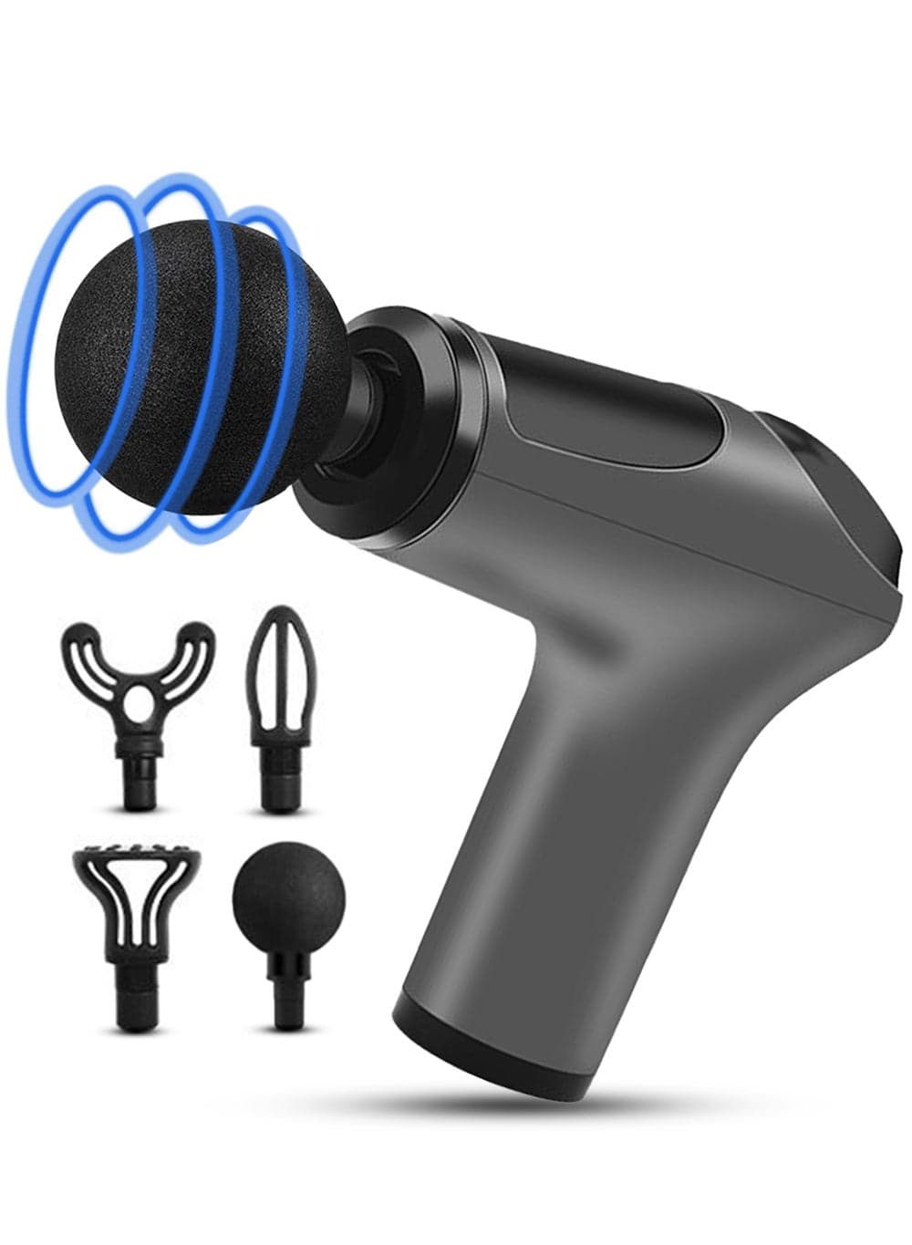 Massage Gun Deep Tissue Muscle Massager For Athletes Portable Massage Device For Pain Relief with 32 Speeds And 4 Replaceable Massage Heads